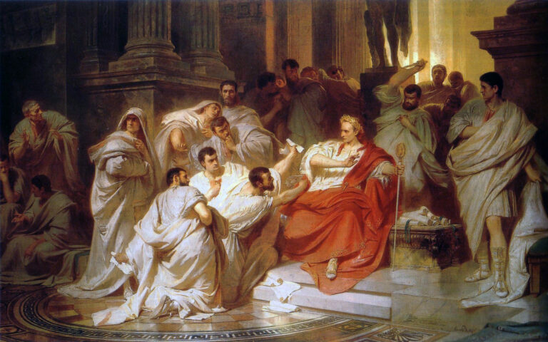 Murder of Caesar by Karl Theodor von Piloty